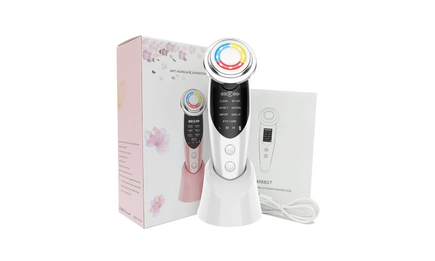 7 in 1 EMS Handheld Face Massager Lifting Skin Beauty Device